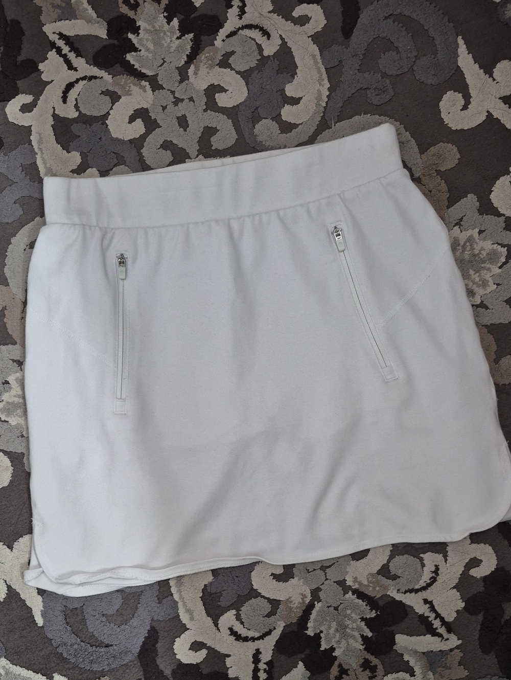 Talbot White Tennis Skort Elastic Band Waist